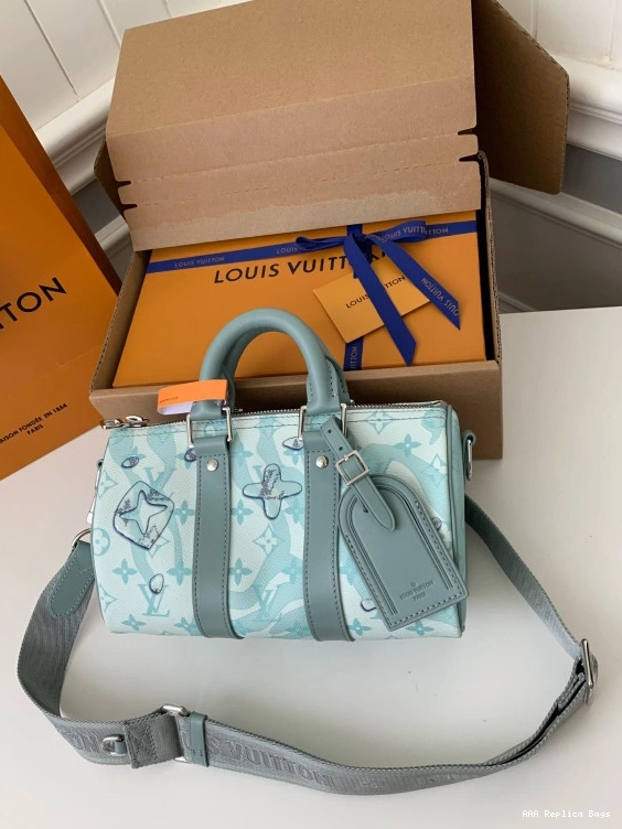 Aaa replica ru VUITTON KEEPALL BANDOULIÈRE LOUIS 25 0731